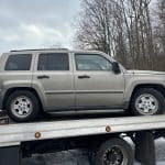 2012 Jeep in Ontario, NY on the flatbed